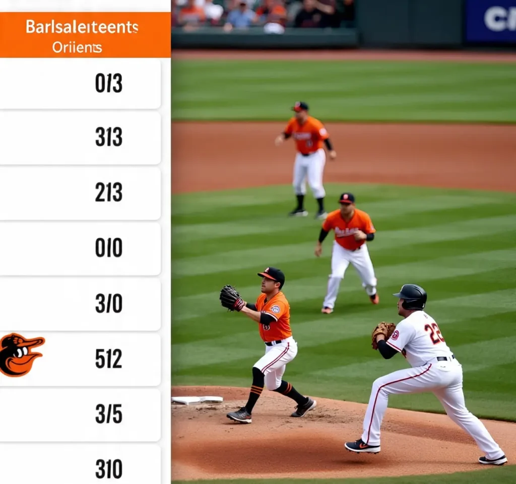 Baltimore Orioles vs san Francisco Giants Match Player Stats