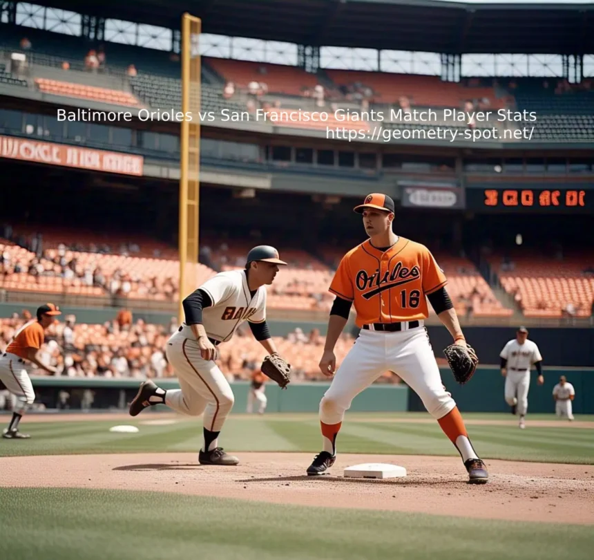 baltimore orioles vs san francisco giants match player stats